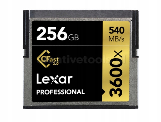 Lexar CFast 256GB do Blackmagic 4k 6k bmpcc pocket