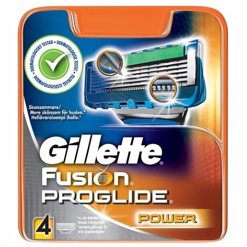 Gillette Fusion Proglide Power 4szt. iZapachy