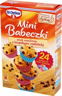 Dr.Oetker Mini Babeczki smak waniliowy 250g