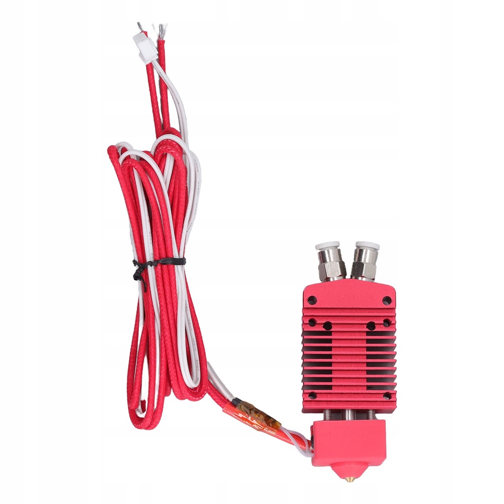 Zestaw ekstrudera do drukarki 3D z mosiężną dyszą i blokiem aluminiowym