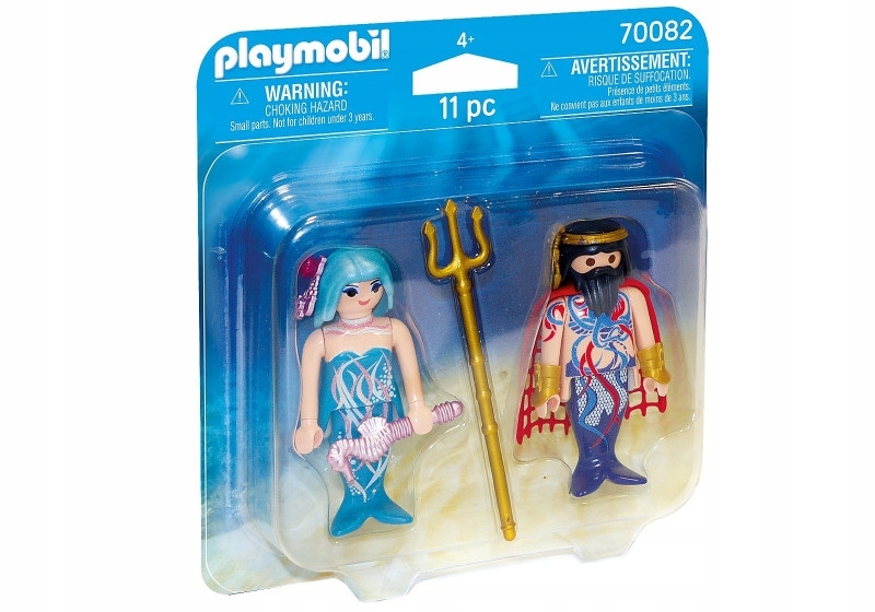 Playmobil Figurki Duo Pack Król morza z syrenką