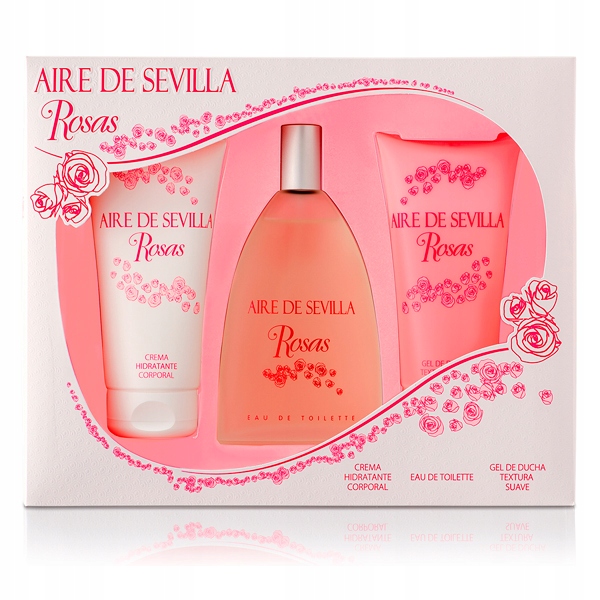 Zestaw Perfum dla Kobiet Agua Rosas Aire Sevilla (