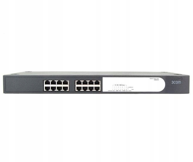 3COM 2816 3CBLUG16, 16xGIGABIT RJ45, B61, eti