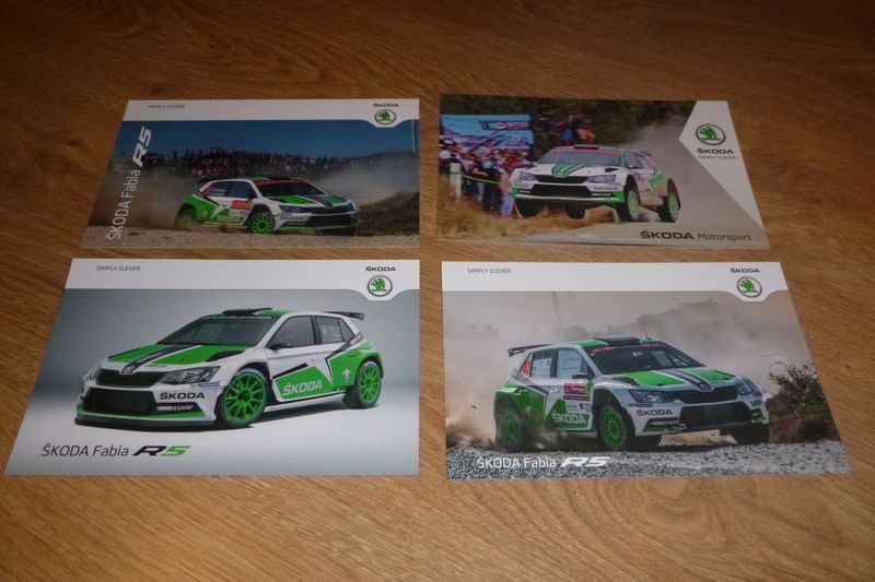 Rajdy - karty - Pontus Tidemand - Skoda Motorsport