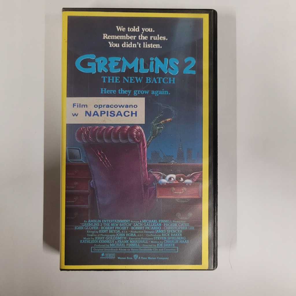 Купить ГРЕМЛИНЫ 2 С СУБТИТРАМИ НА VHS: отзывы, фото, характеристики в интерне-магазине Aredi.ru