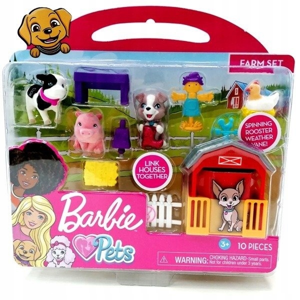 Barbie PETS Zestaw Zwierzątek 61175 FARMA