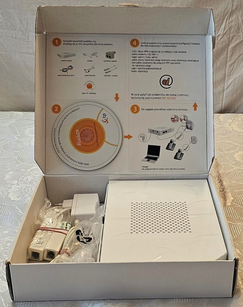 MODEM LIVEBOX 2.0 BIAŁY