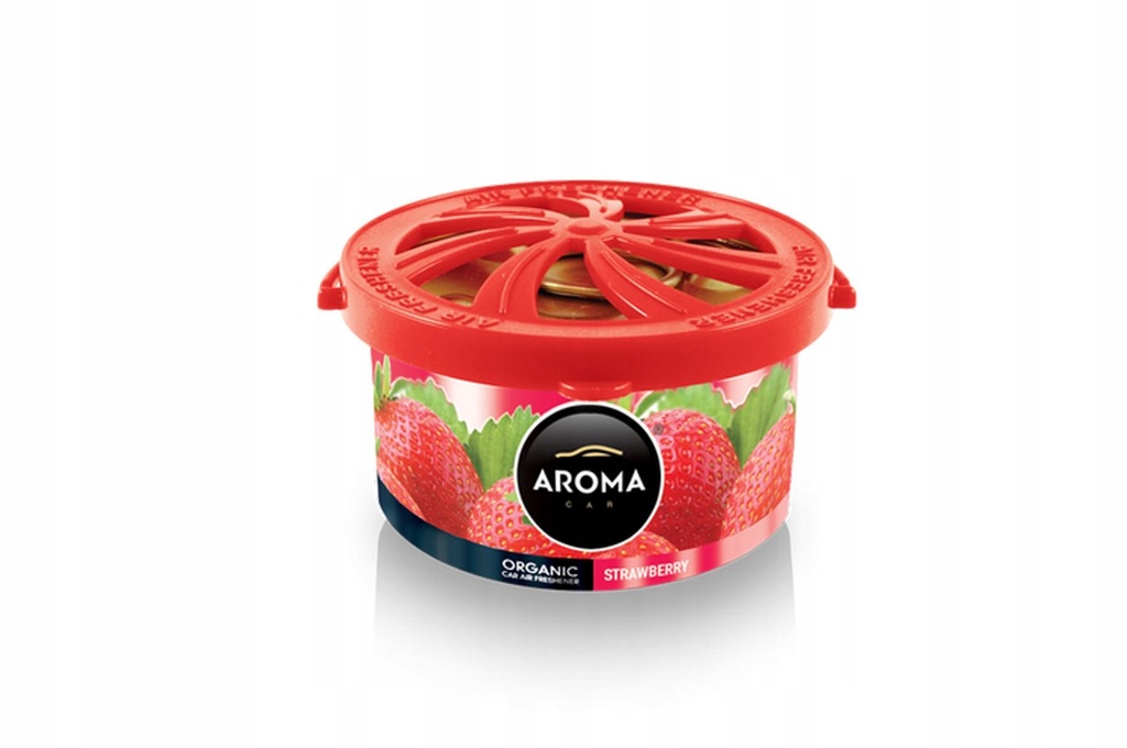 AROMA CAR ORGANIC ZAPACH PUSZKA TRUSKAWKA