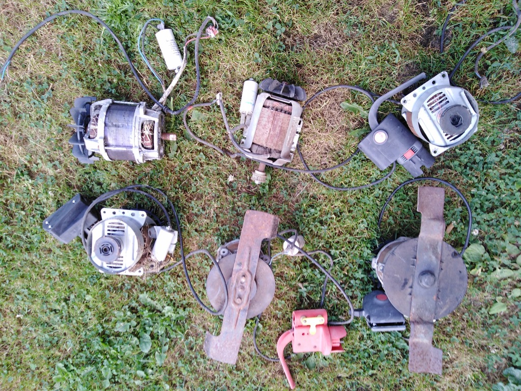 Silnik elektryczny do kosiarki rozdrabniacza itp.