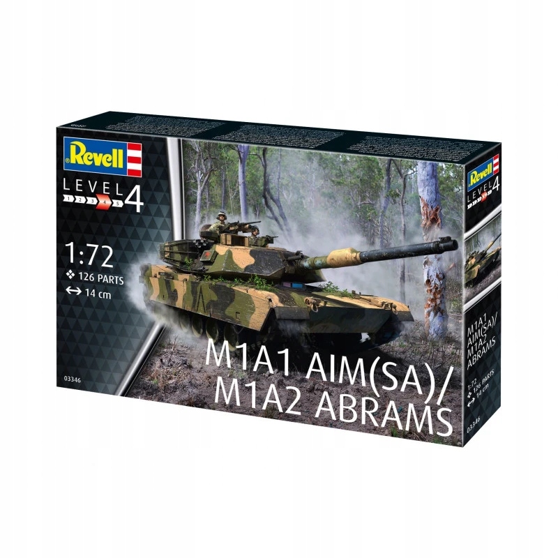 Model plastikowy M1A2 Abrams 1/72