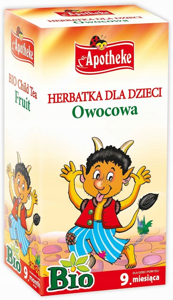 HERBATKA DLA DZIECI OWOCOWA BIO 20X2G APOTHEKE