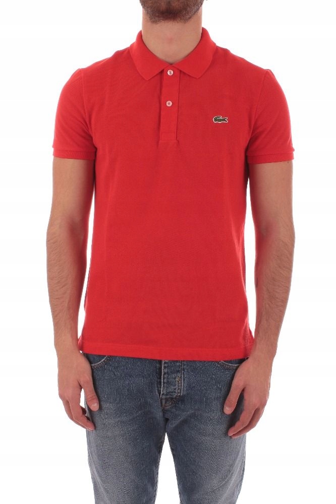 LACOSTE MĘŻCZYZN CZERWONY KOSZULKI POLO 2XL INT