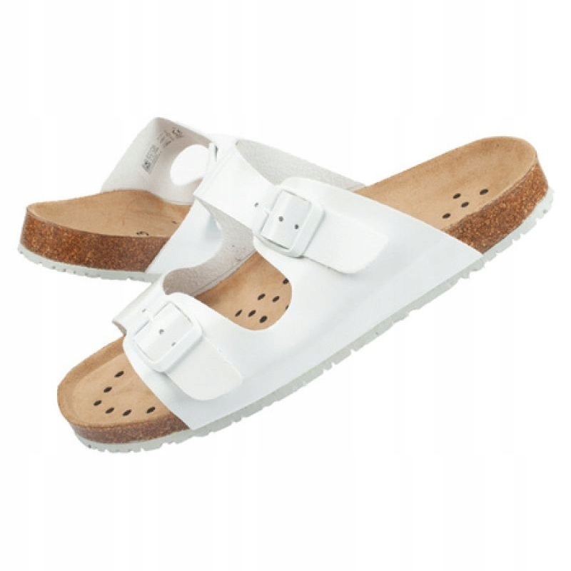 Klapki Abeba Sandals White W 8087 r.37