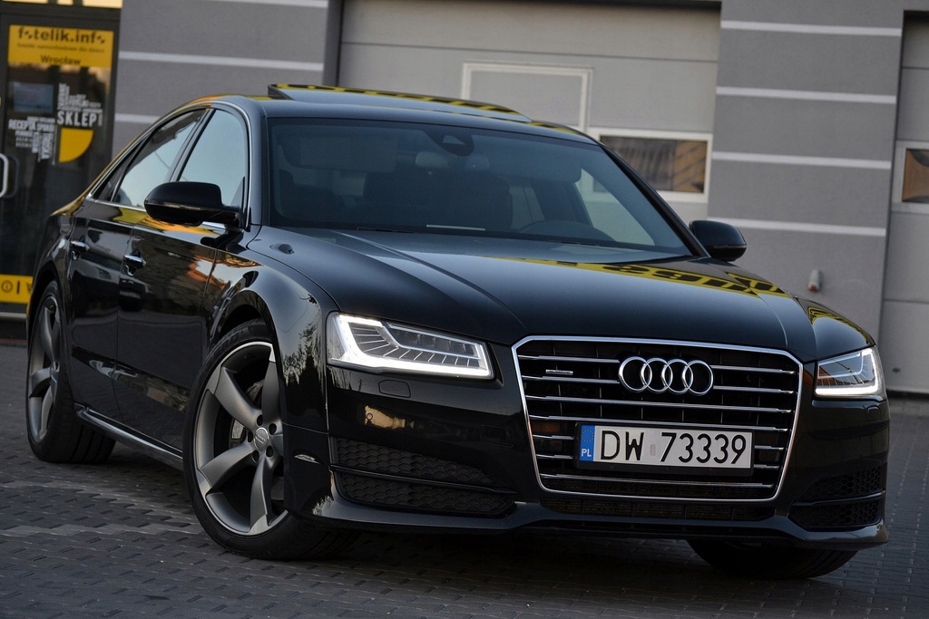 AUDI A8 MATRIX S8 PAKIET DOCIĄG WSZYSTO CZARNE FUL
