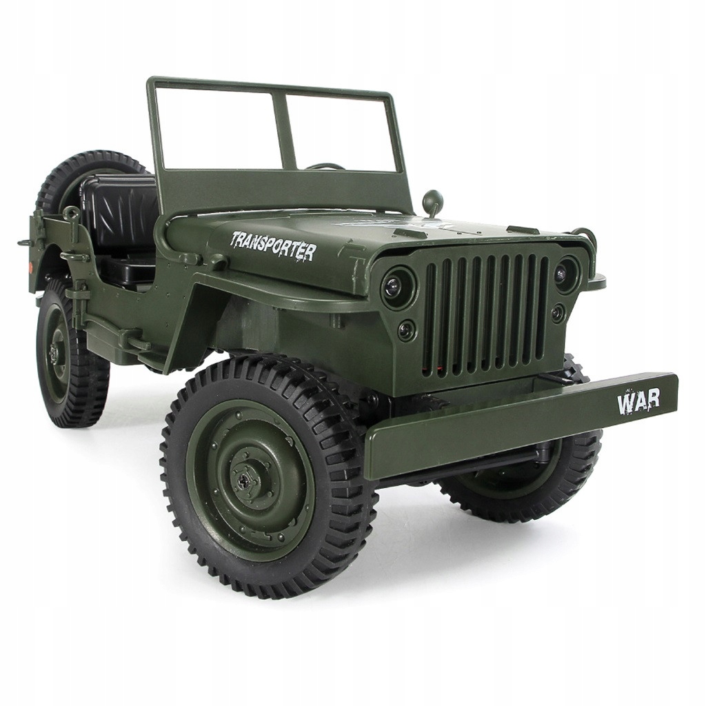 Wojskowy Jeep Offroad 4WD Rock Crawler RTR 9370699144