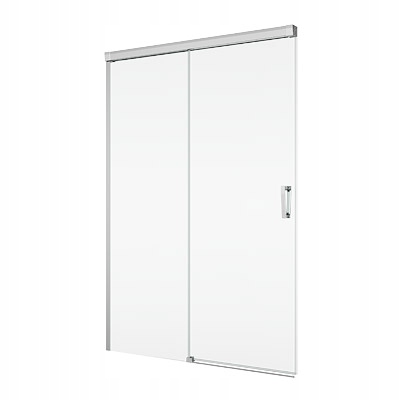 SanSwiss drzwi prysznicowe lewe 100x200cm srebrny