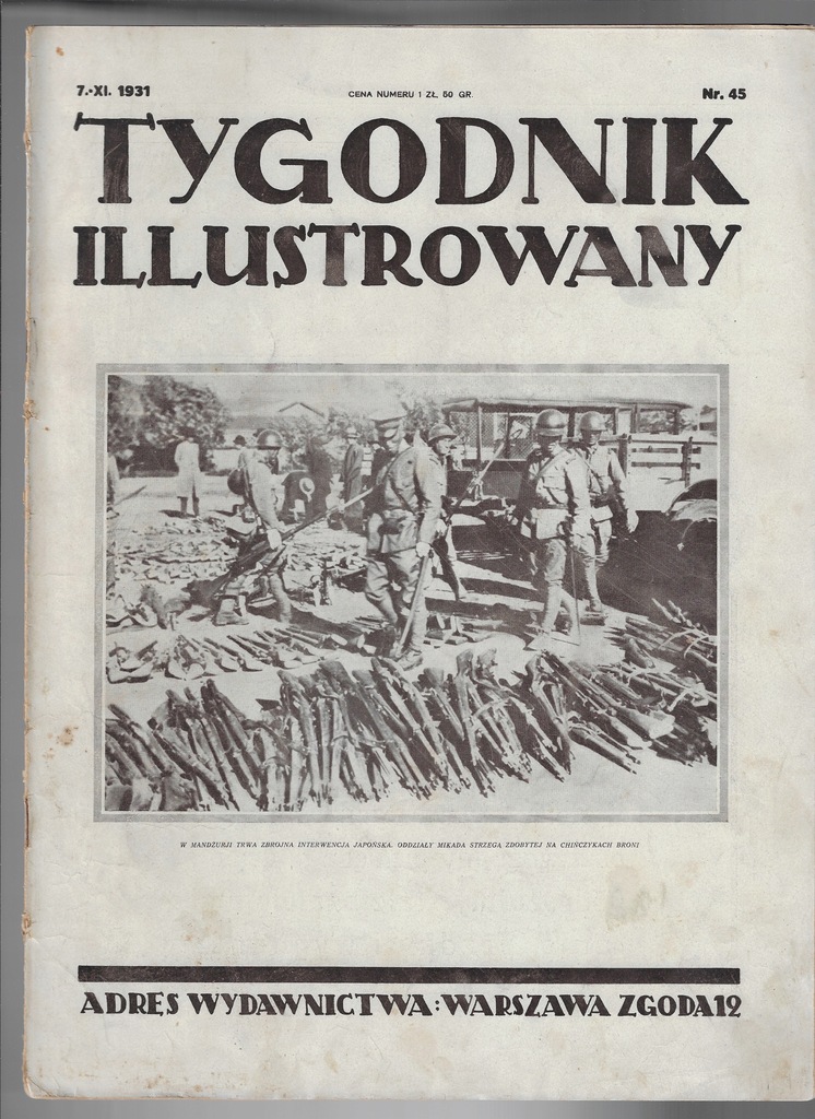 Tygodnik Ilustrowany 45/1931 Czasopismo