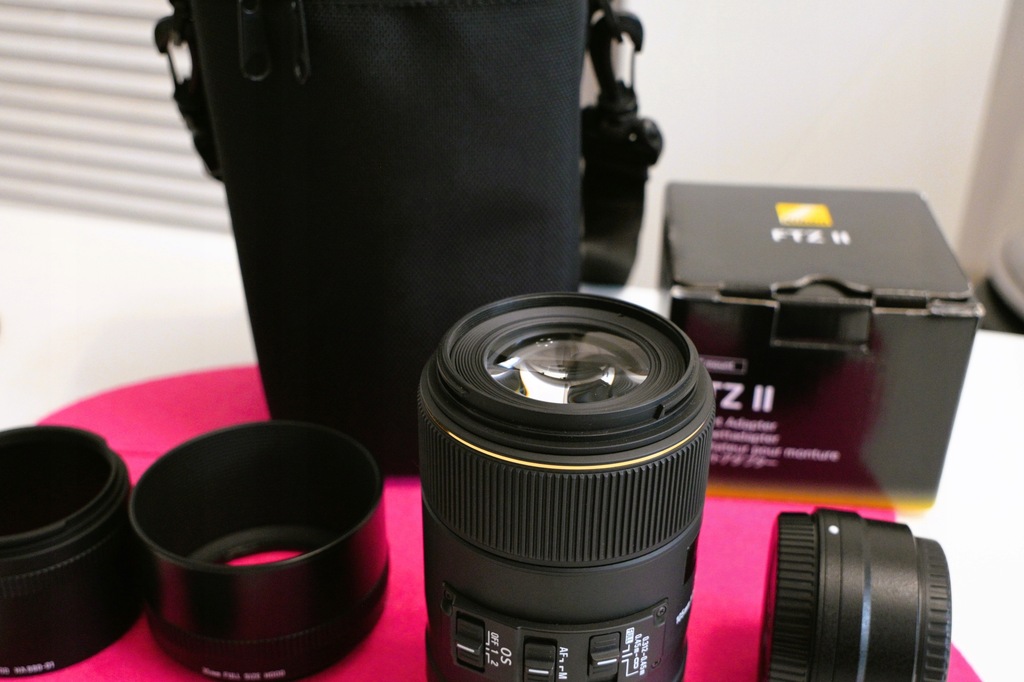 Obiektyw Sigma Nikon F 105mm F2.8 EX DG OS HSM Macro