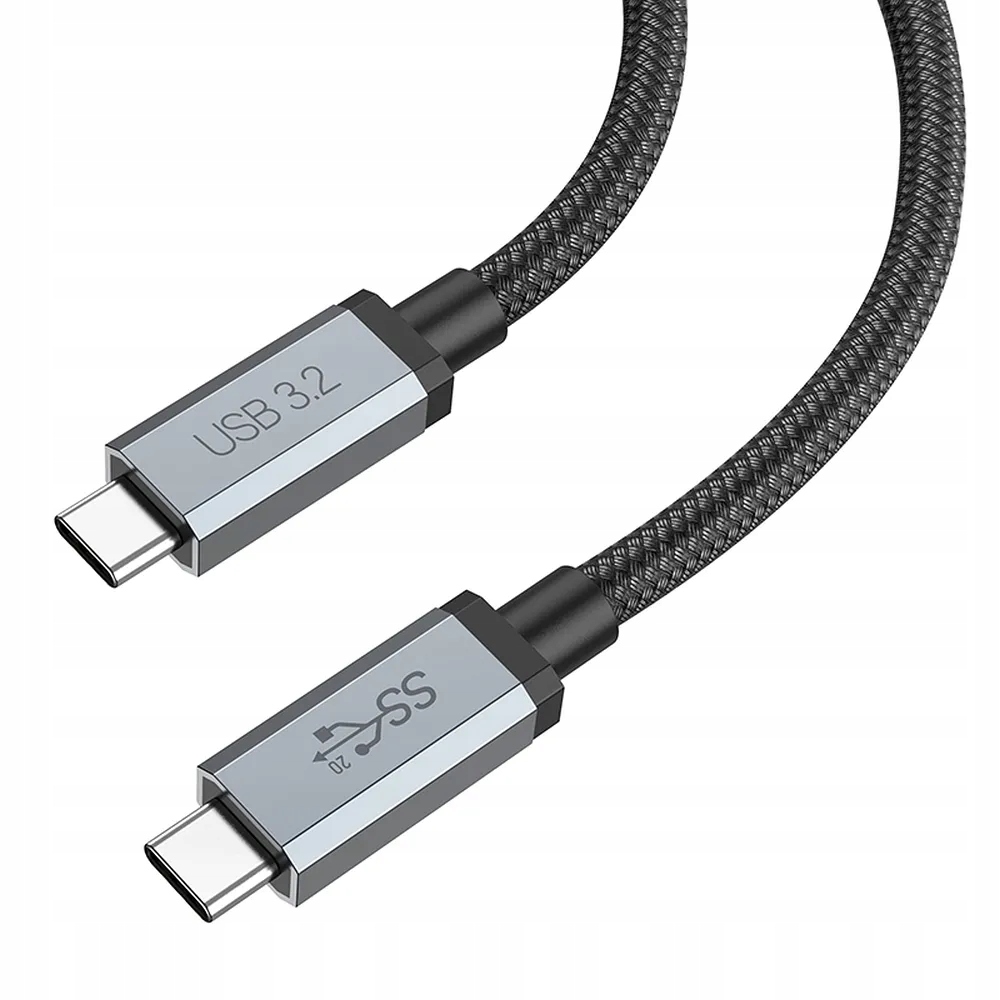 Kabel USB-C-USB-C PD100W 5A USB3.2 20Gbps US06 1m - 13279802860 ...