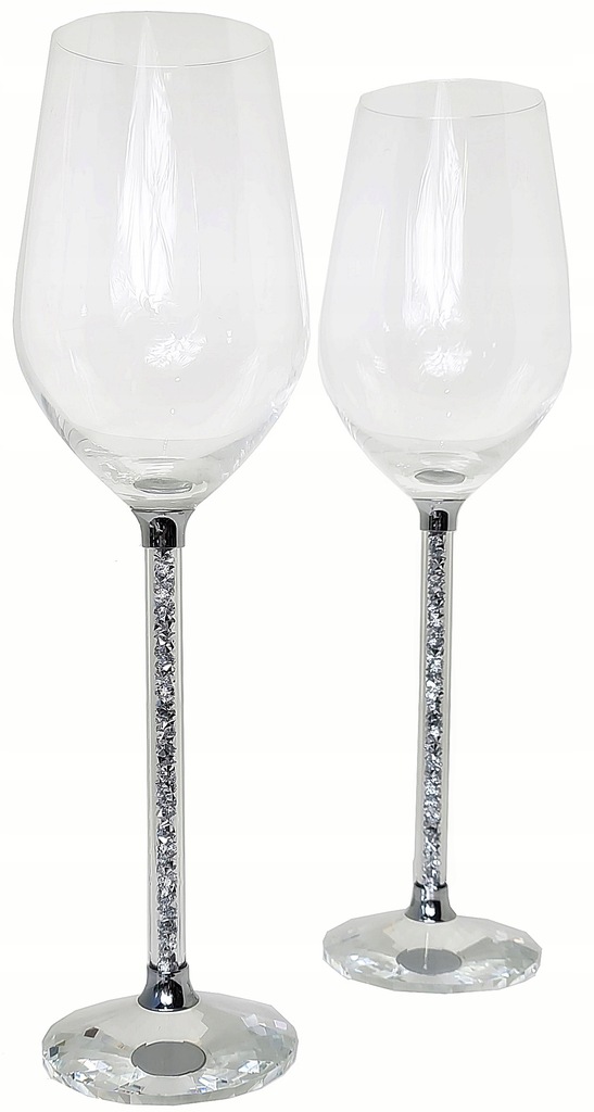 Kieliszki do wina zestaw 2 sztuki glamour