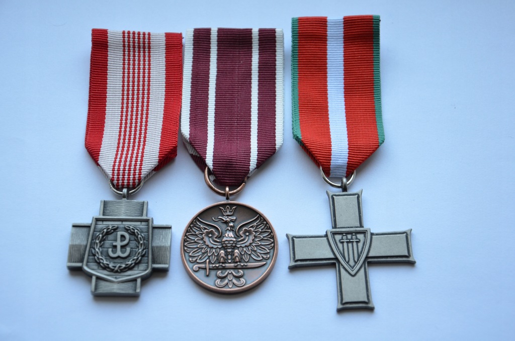 Medale, Odznaczenia, kopie 3 szt.