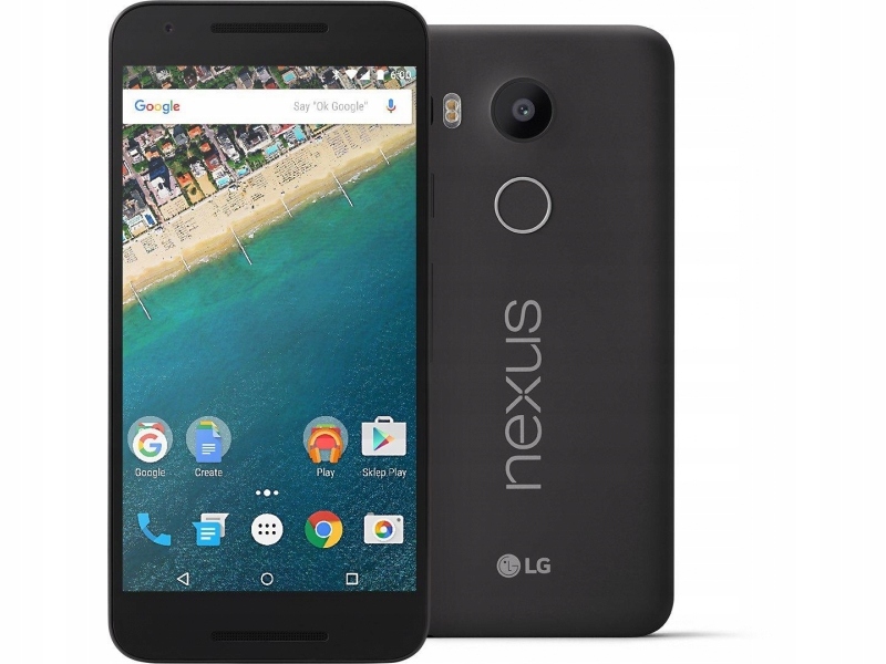 czarny LG Nexus 5X 32gb komplet bez locka