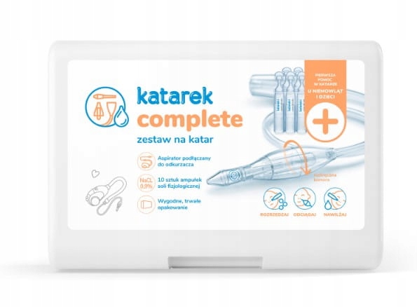 Katarek Complete Zestaw na katar aspirator + sól)