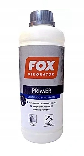 Fox Dekorator Primer grunt pod farby i tynki 1l