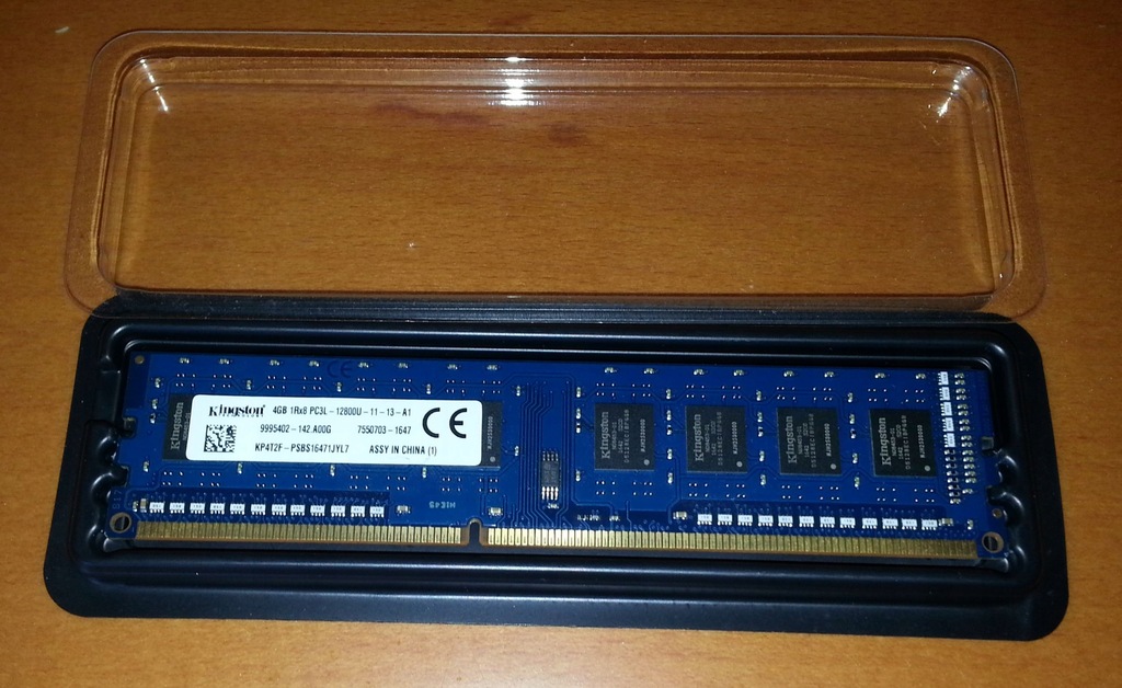 PAMIĘĆ KINGSTON 4GB DDR3 NISKONAPIĘCIOWA 1.35V