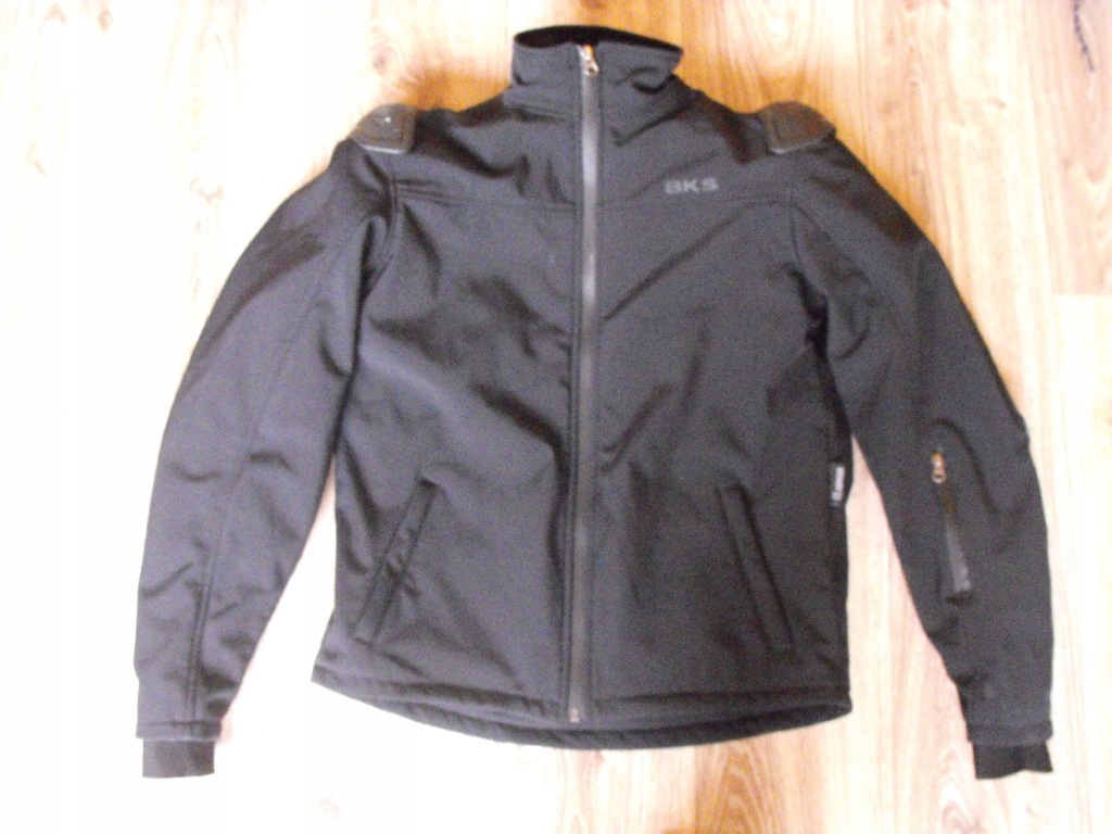 Kurtka motocyklowa BKS M/L tekstylna protektory CE