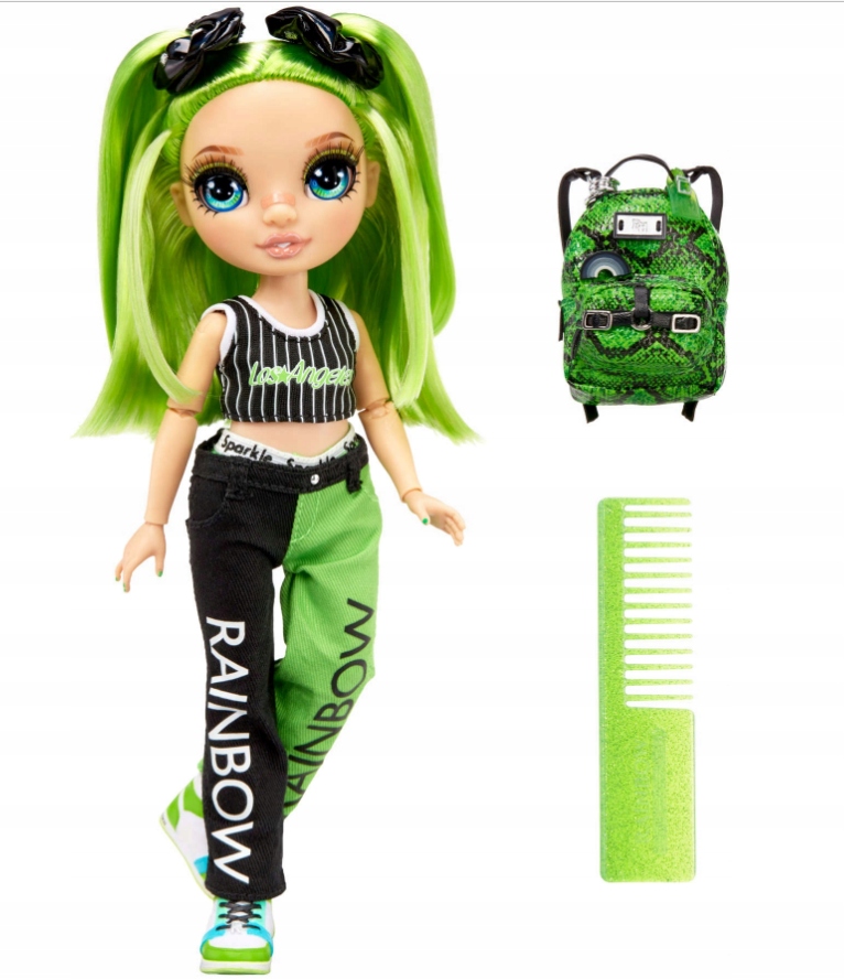 Rainbow High Junior lalka Jade Hunte Green zielona 11865737373