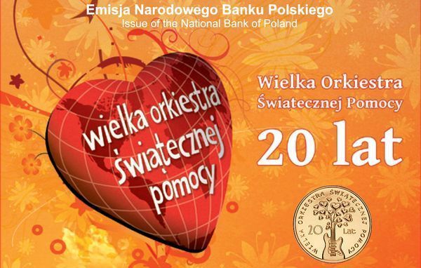 2zł blister 2012  WOŚP 20 LAT