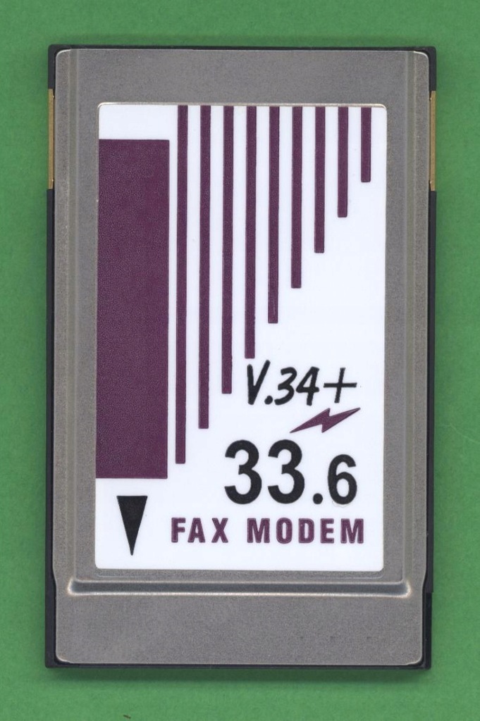 PCMCIA Fax/Modem V.34+