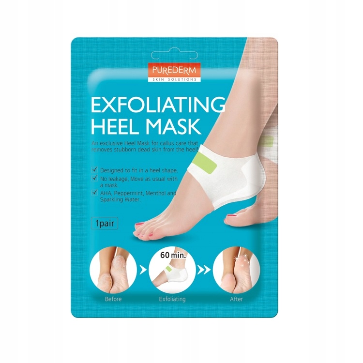 Purederm Exfoliating Heel Mask maska złuszczaj P1