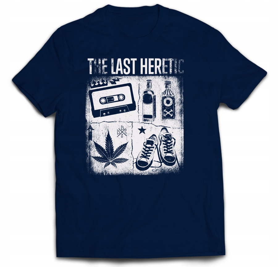 Tshirt impreza ganja Marihuana palenie muzyka S