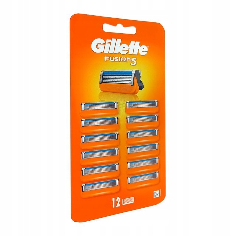 GILLETTE FUSION5 FUSION WKŁADY NOŻYKI OSTRZA 12SZT