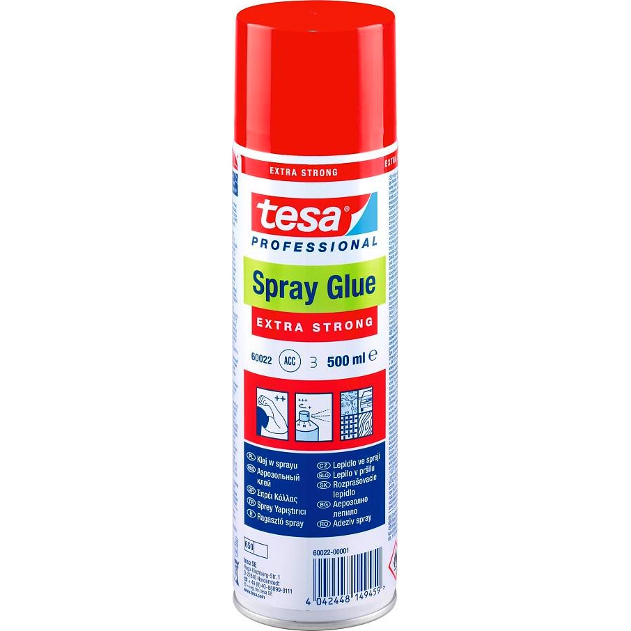 Klej w sprayu TESA Spray Glue bardzo mocny 500ml 11958376657