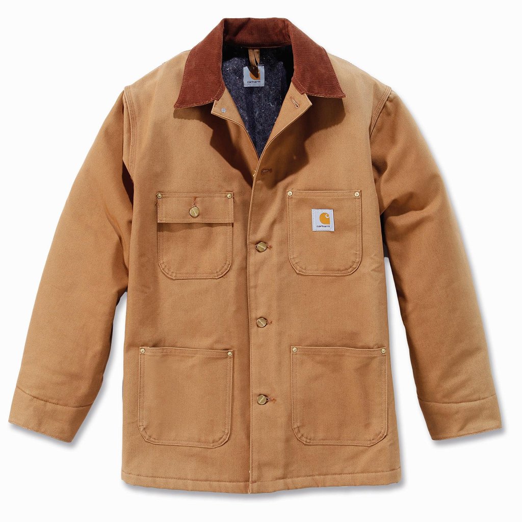 CARHARTT KURTKA ZIMOWA DUCK BRĄZOWA XL SALE