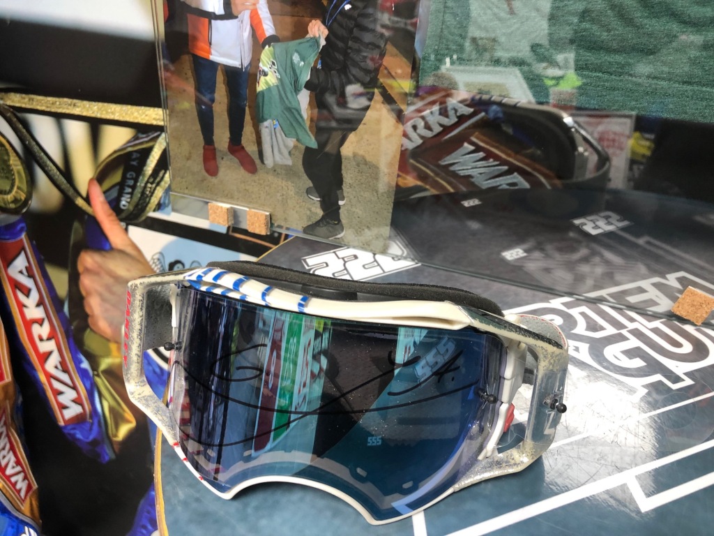 Gogle Oakley z autografem Grzegorza Zengoty