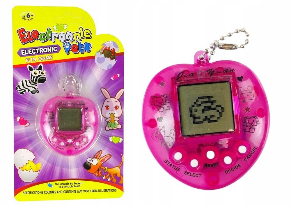 TAMAGOTCHI ZWIERZĄTKO RÓŻOWE, LEANTOYS