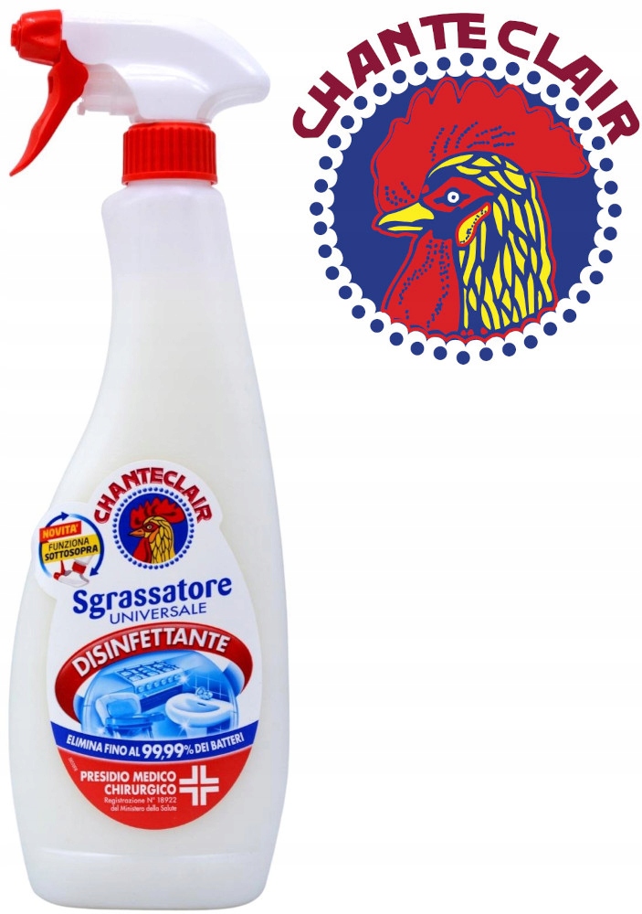 Lot De 12 Sprays Nettoyants Universels Chanteclair – Parfum Marseille, 600 Ml Chacun