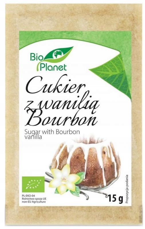 Bio Planet Eko cukier z wanilią Bourbon 15 g