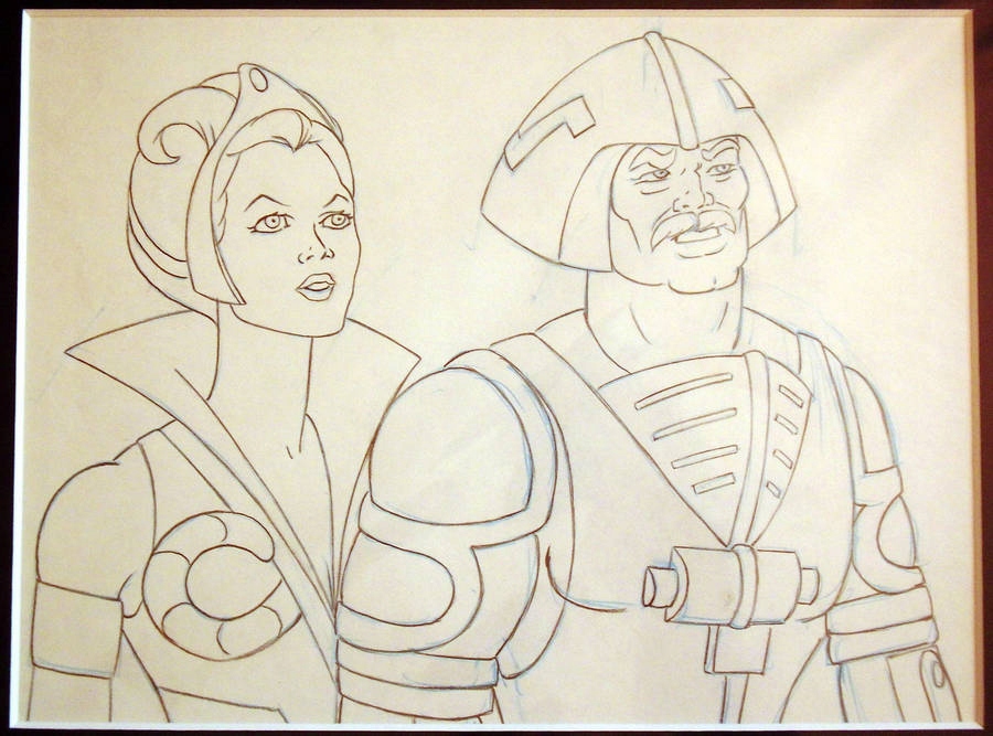 folia animacyjna SZKIC bajka - He-Man / Himen