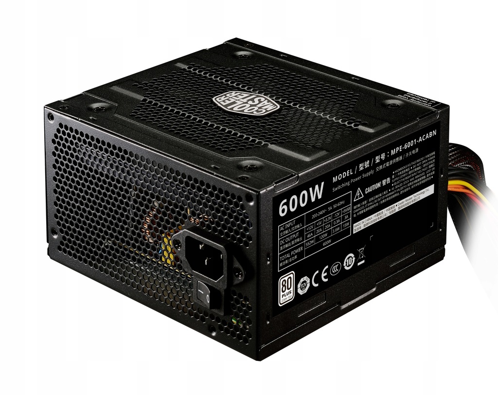 Купить БЛОК ПИТАНИЯ COOLER MASTER MWE ELITE V4 600W 80+ MPE-6: отзывы, фото, характеристики в интерне-магазине Aredi.ru