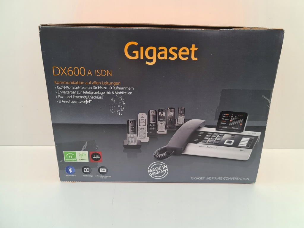 Купить GIGASET DX600A ТЕЛЕФОН ISDN SMS BLUETOOTH СЕКРЕТАРЬ: отзывы, фото, характеристики в интерне-магазине Aredi.ru