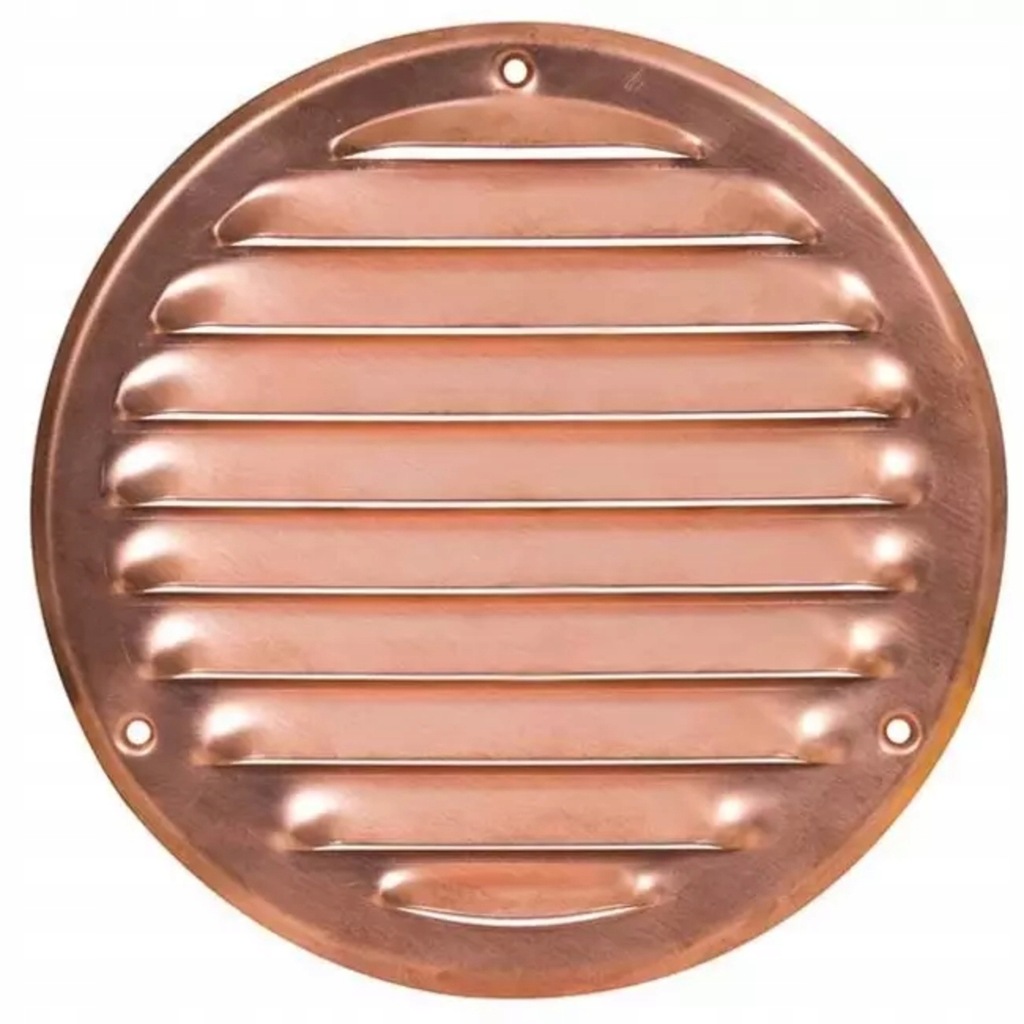 Kratka wentylacyjna metalowa okrągła Ø125 mm miedź - MR125Cu