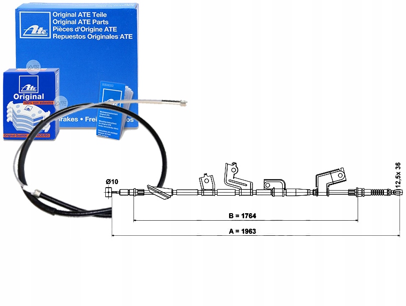 Linka Hamulca Ręcznego Honda Civic Vii Sedan 1.6 ( - 8324741914 - Oficjalne Archiwum Allegro