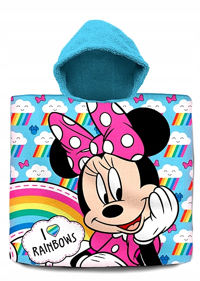 PONCHO KĄPIELOWE MINNIE 120X60 CM MN-242P