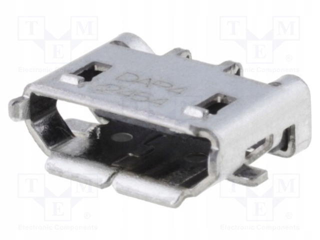 gn. USB B micro na PCB SMT PIN 5 poziomy