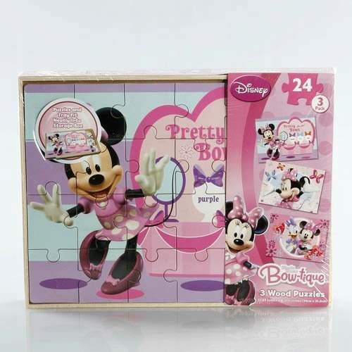 Disney Junior Sambro Minnie Mouse Bow-Tique Wood P